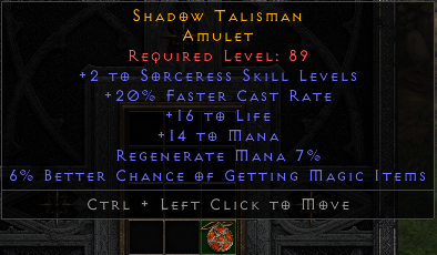 Shadow Talisman[ID:1667207369]