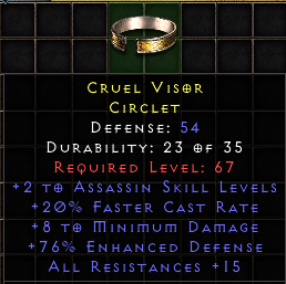 Cruel Visor[ID:1667303568]