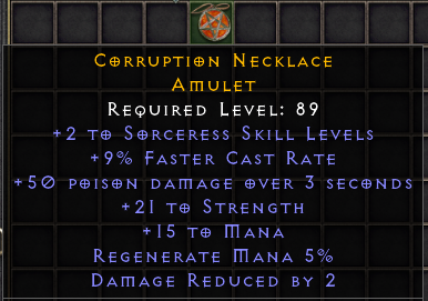 Corruption Necklace[ID:1667393488]