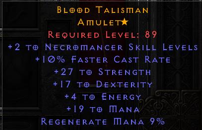 Blood Talisman[ID:1667446997]