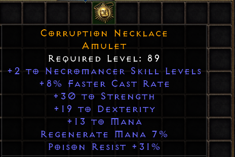 Corruption Necklace[ID:1667919371]