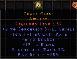 Chaos Clasp[ID:1667923403]