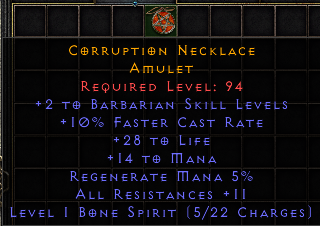 Corruption Necklace[ID:1668577594]