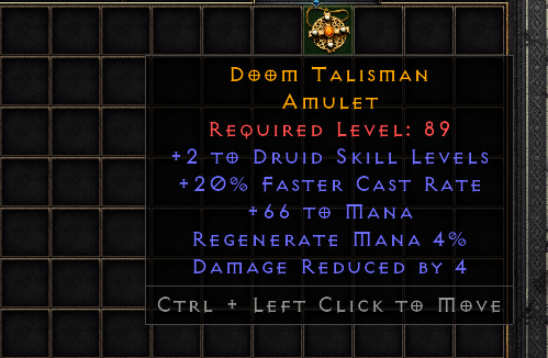 Doom Talisman[ID:1668585803]