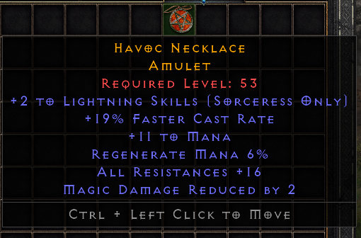 Havoc Necklace[ID:1668586408]