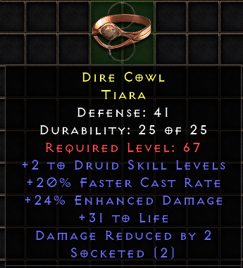 Dire Cowl[ID:1668847093]