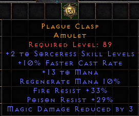 Plague Clasp[ID:1669436754]