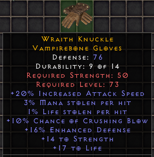 Wraith Knuckle[ID:1670460629]