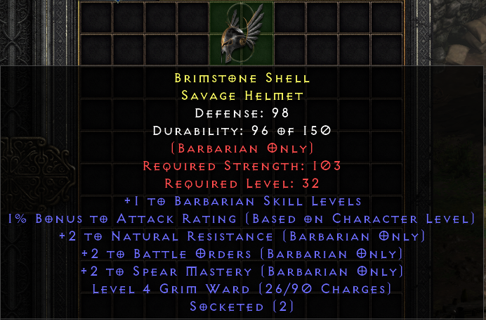 Briimstone Shell[ID:1675220148]