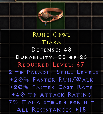 Rune Cowl[ID:1679305860]