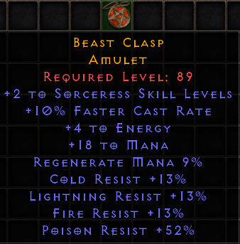 Beast Clasp[ID:1679306305]