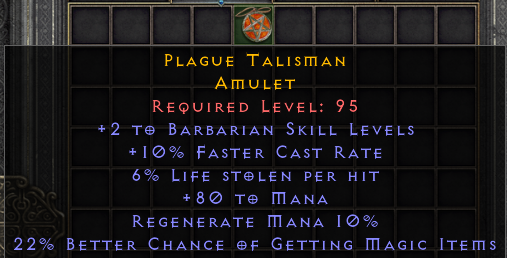 Plague Talisman[ID:1680228031]