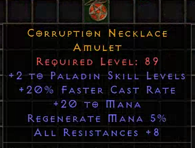 Corruption Necklace[ID:1680912286]