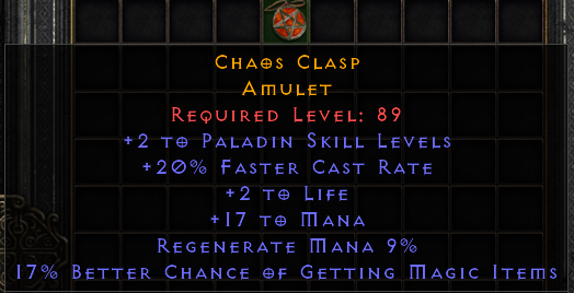 Chaos Clasp[ID:1681025885]