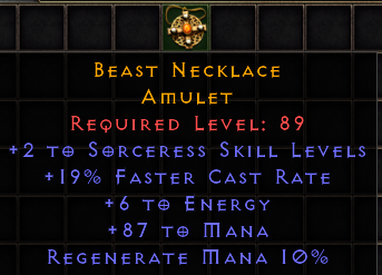 Beast Necklace[ID:1682395852]