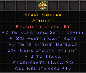 Beast Collar[ID:1684805243]