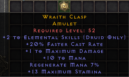 Wraith Clasp[ID:1684805467]