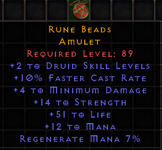 Rune Beads[ID:1684851427]