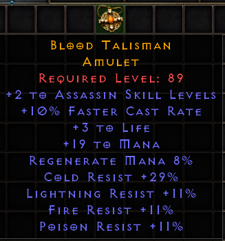 Blood Talisman[ID:1684854961]