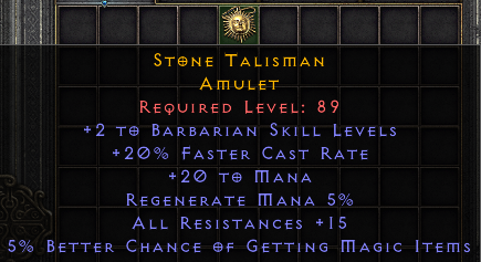 Stone Talisman[ID:1684916587]