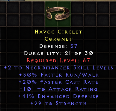 Havoc Circlet[ID:1685117344]