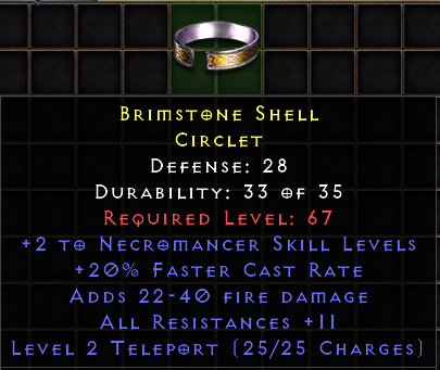 Brimstone Shell[ID:1685855801]