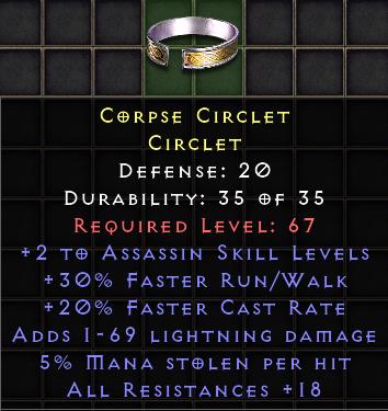 Corpse Circlet[ID:16991898012]