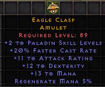 Eagle Clasp[ID:16996209956]