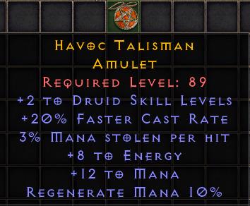 Havoc Talisman[ID:16996239204]