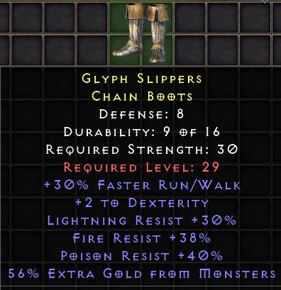 Glyph Slippers[ID:16996356477]