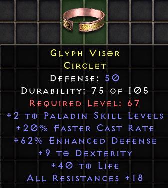 Glyph Visor[ID:17002950071]