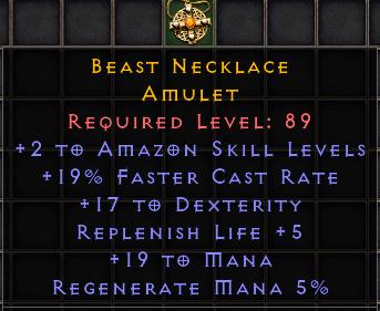 Beast Necklace[ID:17004101570]