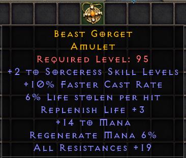 Beast Gorget[ID:17019401291]