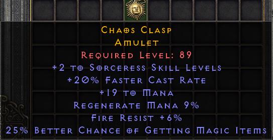 Chaos Clasp[ID:17019401355]