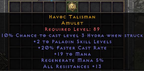 Havoc Talisman[ID:17036859978]