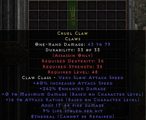 Cruel Claw[ID:17050425915]