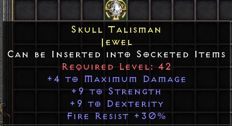 Skull Talisman[ID:17051604153]