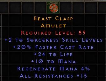 Beast Clasp[ID:17061189398]