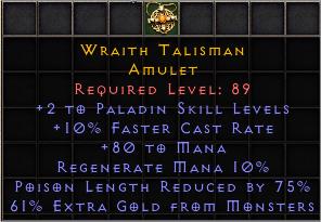 Wraith Talisman[ID:17100635296]