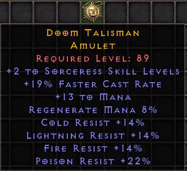 Doom Talisman[ID:17118141758]