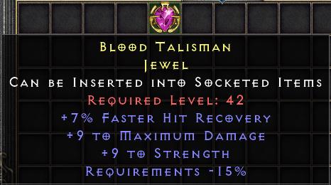 Blood Talisman[ID:17166655732]