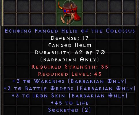 Echoing Fanged Helm Of The Colossus[ID:17178721980]