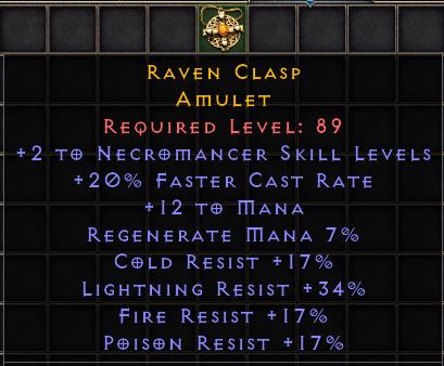 Raven Clasp[ID:17178732598]