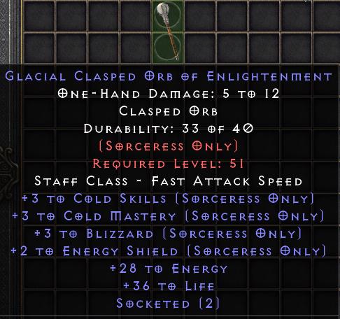 Glacial Clasped oRb Of Enlightenment[ID:17188268241]