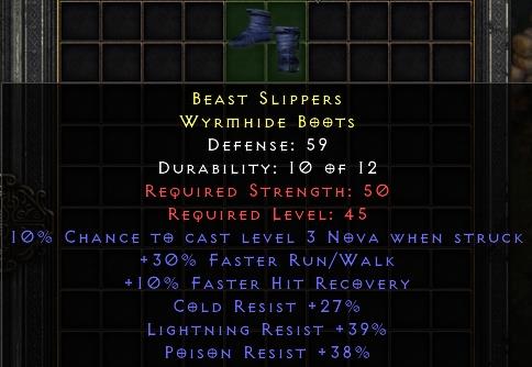 Beast Slippers[ID:17195480055]