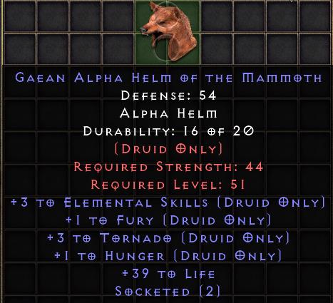 Gaean Alpha Helm Of The Tammoth[ID:17205470234]