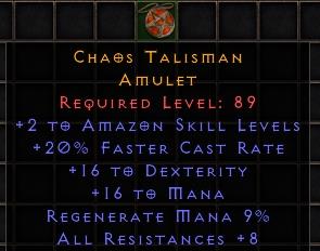 Chaos Talisman[ID:17215817713]