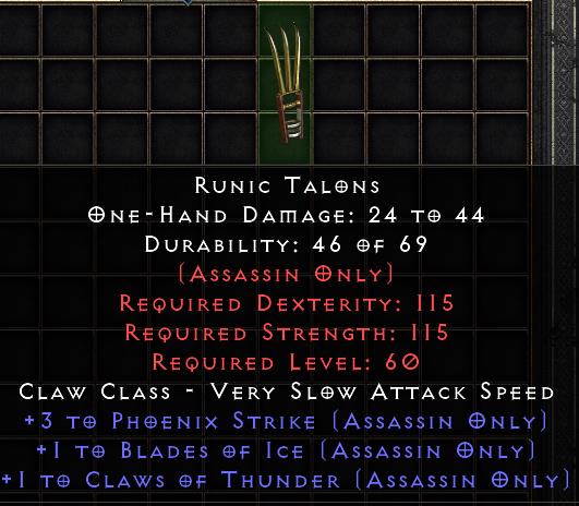 Runic Talons[ID:17312114080]