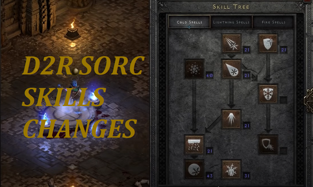 D2R  Patch Sorceress Skill Changes - Sorc Fire, Lightning, Cold Skills &  Stats Update in Diablo 2 Resurrected Ladder Season