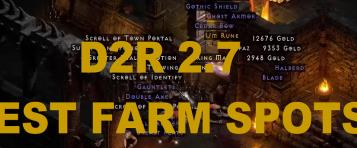 Top 10 D2R 2.7 Best Solo Farming Spots for High Runes, Gems, Uniques, Rarest Items in Season 4